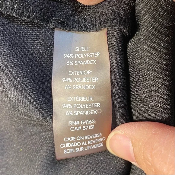 Calvin Klein Women’s Black 3/4 Sleeve  Stretch Sheath Dress, back zipper, size 2 - Picture 7 of 11